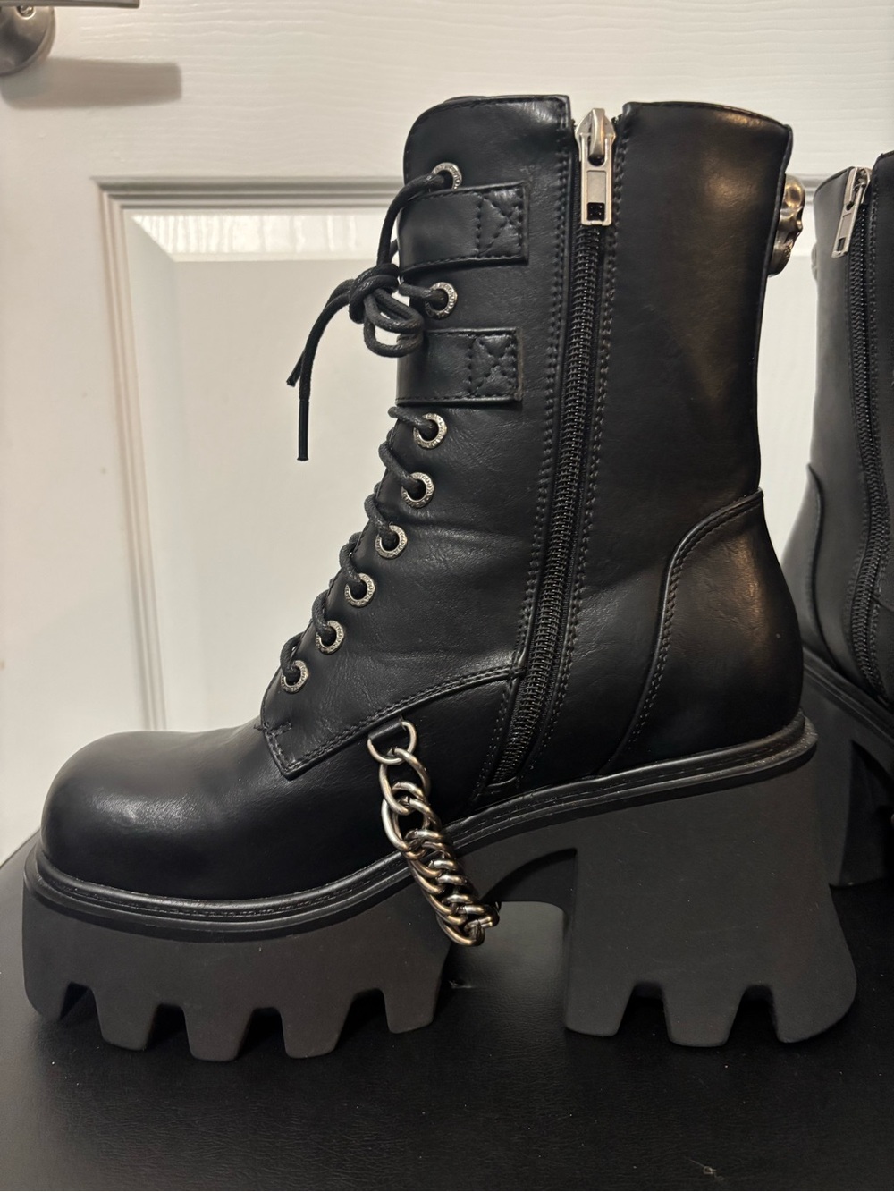 Lamoda Hostage Platform Ankle Boots - Picture 3 of 10